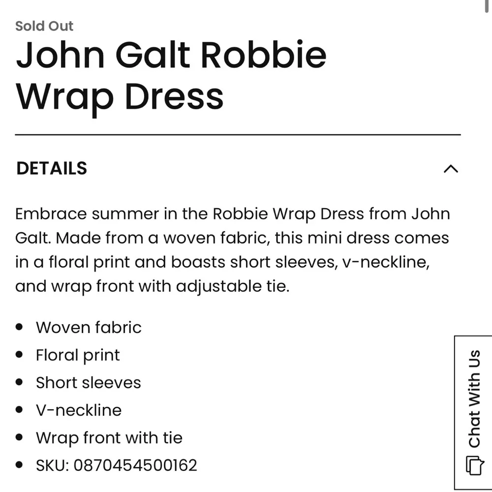 John Galt Robbie wrap dress one size_4